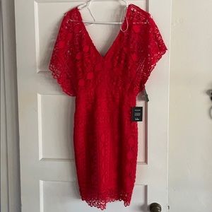 New red dress with tags